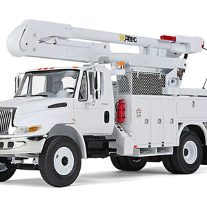 International DuraStar Utility Bucket Truck "Altec" White 1/34 Diecast Model by First Gear