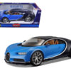 2016 Bugatti Chiron Blue 1/18 Diecast Model Car by Bburago 2016 Bugatti Chiron Blue 1/18 Diecast Model Car by Bburago