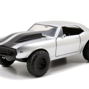 Roman's Chevrolet Camaro Z/28 Silver "Fast & Furious 7" Movie 1/24 Diecast Model Car by Jada