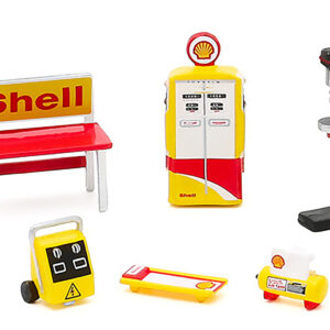 "Shell Oil" 6 piece Shop Tools Set "Shop Tool Accessories" Series 3 1/64 by Greenlight