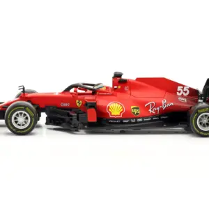 Carlos Sainz F1 Model – Ferrari SF21 – 2021 – “Ferrari Racing” Series” 1/18 Diecast by Bburago 2021