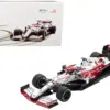 Kimi Raikkonen F1 Model: Alfa Romeo Racing C41 “Orlen” Abu Dhabi GP (2021) 1/18 by Spark