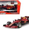 Leclerc F1 Model – Ferrari SF1000 Tuscan GP 2020 – 1/43 Bburago Diecast Car