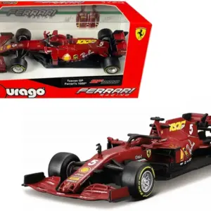 Sebastian Vettel F1 Model: Ferrari SF1000 Tuscan GP (2020) 1/43 Bburago Diecast Car