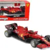 Charles Leclerc F1 Model SF21 Formula Racing Series Ferrari 1/43 Diecast (2021) by Bburago