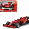 Carlos Sainz F1 SF21 Ferrari 2021 Formula Racing Series 1/43 Diecast Model Car by Bburago