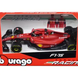 Charles Leclerc F1 Model – Ferrari Racing (2022) – Bburago 1/43 Diecast Car