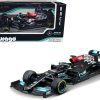 Lewis Hamilton F1 Model: Mercedes-AMG W12 E Performance 1/43 Diecast by Bburago (2021)