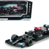 Lewis Hamilton F1 Model: Mercedes-AMG W12 E Performance 1/43 Diecast by Bburago (2021)