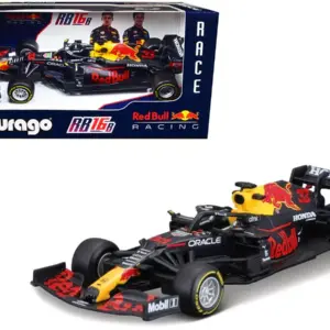 Max Verstappen F1 Red Bull Racing Honda RB16B (2021) 1/43 Bburago Diecast Model Car