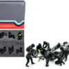 Formula One F1 Pit Crew 7 Figurine Set Team Black Release II for 1/43 Scale Models by American Diorama Formula One F1 Pit Crew 7 Figurine Set Team Black Release II for 1/43 Scale Models by American Diorama