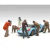 1/18 Scale Race Day 6 piece Figurine Set by American Diorama