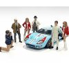 “Race Day 2” 6 piece Figurine Set for 1/24 Scale Models by American Diorama