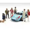 “Race Day 2” 6 piece Figurine Set for 1/24 Scale Models by American Diorama
