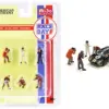 “Race Day 1” 6 piece Diecast Figurine Set for 1/64 Scale Models by American Diorama