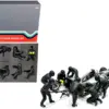 Formula One F1 Pit Crew 7 Figurine Set Team Black Release II for 1/18 Scale Models by American Diorama Formula One F1 Pit Crew 7 Figurine Set Team Black Release II for 1/18 Scale Models by American Diorama