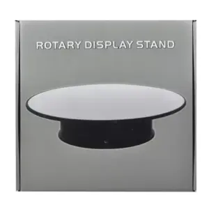 Rotary Display Stand 10″ For 1/18 1/24 1/64 1/43 Model Cars With Mirror Top