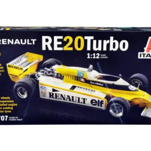 Jean-Pierre Jabouille & René Arnoux F1 Model – Renault RE 20 Turbo Team, 1980 Championship, Italeri 1/12 Scale Kit