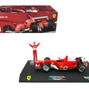 Michael Schumacher F1 Model Ferrari #5 Monza 2006 1/18 Diecast Car by Hot Wheels