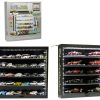 Showcase Wall Mount 5 Tier Display Case with Black Back Panel “Mijo Exclusives” for 1/64-1/43 Scale Models