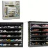 Showcase Wall Mount 5 Tier Display Case with Black Back Panel “Mijo Exclusives” for 1/64-1/43 Scale Models Showcase Wall Mount 5 Tier Display Case with Black Back Panel “Mijo Exclusives” for 1/64-1/43 Scale Models