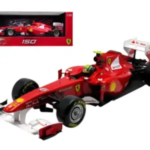 Felipe Massa F1 Model – Ferrari 150 Italia (2011) by Hot Wheels – 1/18 Scale Diecast Car