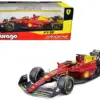 Ferrari F1-75 #16 Charles Leclerc “Giallo Modena” 2nd Place Formula One F1 Italian GP (2022) “Formula Racing” Series 1/18 Diecast Model Car by Bburago