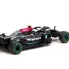 Mercedes-AMG F1 W12 E Performance #77 Valtteri Bottas Winner Formula One F1 Turkish GP (2021) with Number Board “Global64” Series 1/64 Diecast Model Car by Tarmac Works