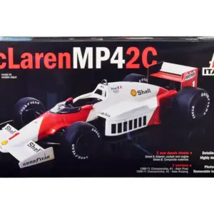 Skill 5 Model Kit McLaren MP4 2C “Formula One F1 World Championship” (1986) 1/12 Scale Model by Italeri