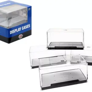 Set of 4 Acrylic Display Showcases for 1/64 Scale Models by M2 Machines