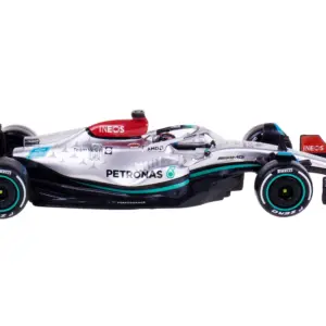 Mercedes-AMG F1 W13 E Performance #63 George Russell “F1 Formula One World Championship” (2022) with Display Case 1/43 Diecast Model Car by Bburago