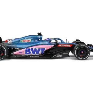 Alpine A522 #14 Fernando Alonso “BWT” Formula One F1 Monaco GP (2022) “Competition” Series 1/18 Diecast Model Car by Solido