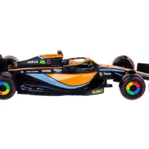 McLaren MCL36 #3 Daniel Ricciardo Formula One F1 “Australian GP” (2022) with Display Case 1/43 Diecast Model Car by Bburago