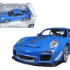 Porsche 911 GT3 RS 4.0 Blue 1/18 Diecast Model Car by Bburago