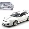 Porsche 911 GT3 RS 4.0 White 1/18 Diecast Car Model by Bburago