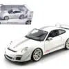 Porsche 911 GT3 RS 4.0 White 1/18 Diecast Car Model by Bburago Porsche 911 GT3 RS 4.0 White 1/18 Diecast Car Model by Bburago