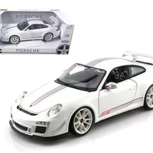 Porsche 911 GT3 RS 4.0 White 1/18 Diecast Car Model by Bburago