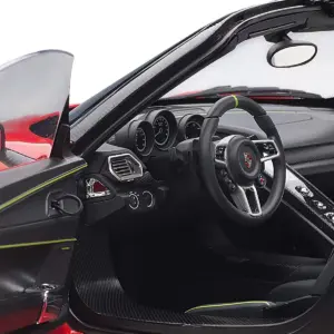 Porsche 918 Spyder Red 1/12 Model Car by Autoart 3