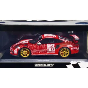 2019 Porsche 911 GT3RS (991.2) “GetSpeed Race-Taxi” Livery Limited Edition to 300 pieces Worldwide 1/18 Diecast Model Car by Minichamps