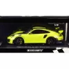 2018 Porsche 911 GT2RS (991.2) Weissach Package Bright Green with Carbon Stripes and Black Magnesium Wheels Limited Edition to 330 pieces Worldwide 1/18 Diecast Model Car by Minichamps