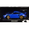 2018 Porsche 911 GT2RS (991.2) Blue with Carbon Hood and Golden Wheels Limited Edition to 300 pieces Worldwide 1/18 Diecast Model Car by Minichamps 2018 Porsche 911 GT2RS (991.2) Blue with Carbon Hood and Golden Wheels Limited Edition to 300 pieces Worldwide 1/18 Diecast Model Car by Minichamps