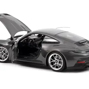 2021 Porsche 911 GT3 Gray Metallic 1/18 Diecast Model Car by Norev