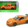 Porsche 911 (997) GT3 RS Orange 1/24 Diecast Car by Welly