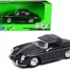 Porsche 356A Speedster Soft Top Black “NEX Models” Series 1/24 Diecast Model Car by Welly