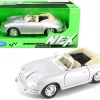 Porsche 356B Roadster Silver “NEX Models” 1/24 Diecast Model Car by Welly Porsche 356B Roadster Silver “NEX Models” 1/24 Diecast Model Car by Welly
