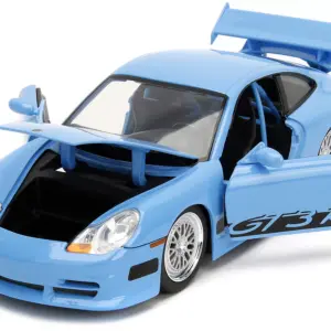 Porsche 911 GT3 RS Light Blue with Black Accents 