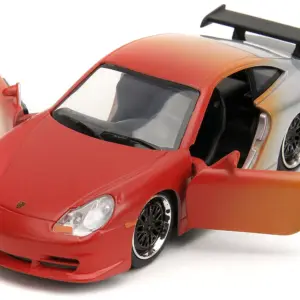 Porsche 911 GT3 RS Matt Orange and Silver Metallic 