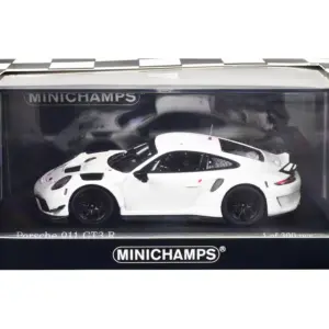 2019 Porsche 911 GT3 R (991.2) White Limited Edition to 300 pieces Worldwide 1/43 Diecast Model Car by Minichamps