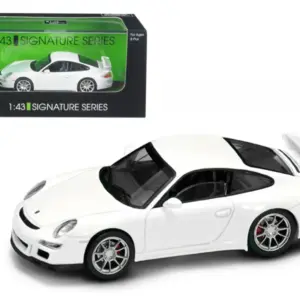 Porsche 911 997 GT3 White 1/43 Diecast Model Car by Road Signature