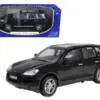 2008 Porsche Cayenne Turbo Metallic Black 1/18 Diecast Model Car by Motormax 2008 Porsche Cayenne Turbo Metallic Black 1/18 Diecast Model Car by Motormax
